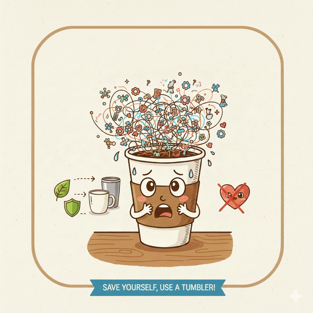 종이컵과 나노플라스틱: 당신이 몰랐던 건강 위험